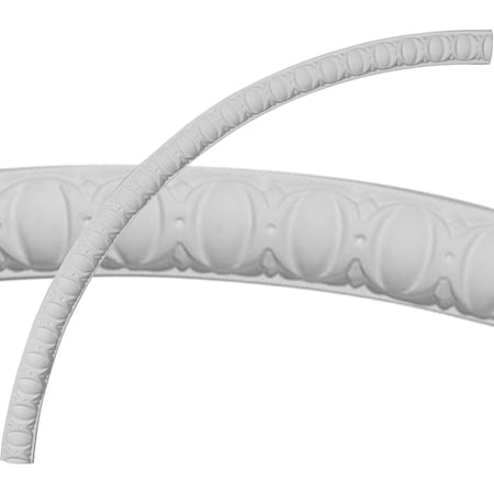 Ekena Millwork 33 1/2"OD x 31"ID x 1 1/4"W x 1/2"P Middlesborough Egg & Dart Ceiling Ring (1/4 of complete circle) CR34MD